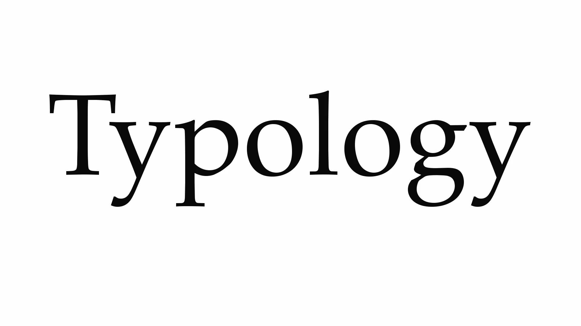 typology